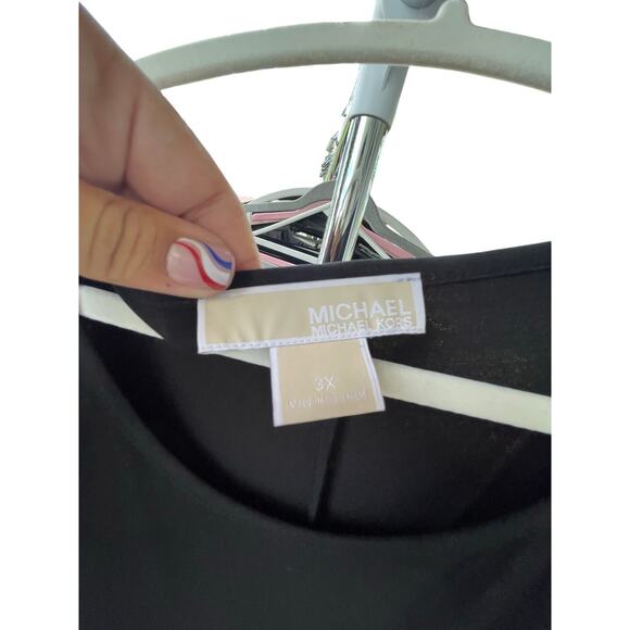 Michael Kors Plus Size Studded Asymmetrical-Hem NWOT - EUC 3X - Picture 4 of 7